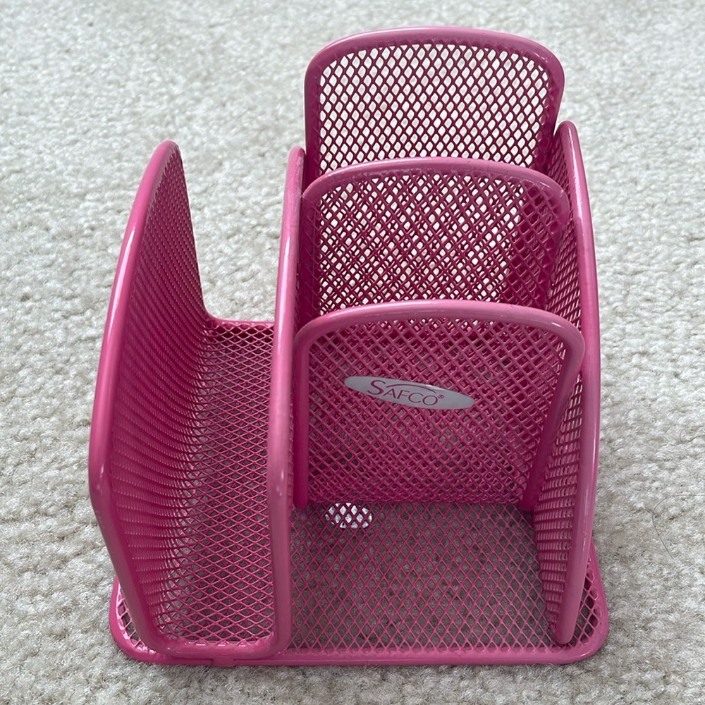Mesh Desk Organizer Office Supply Caddy